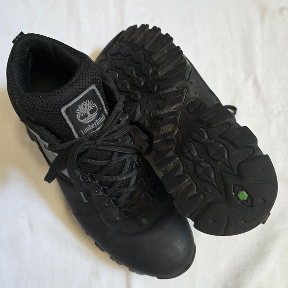 Timberland Mt Maddsen Mid Waterproof Black Leather Hiking Boots Mens 11.5 A2960‎ main image 9